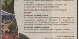 Conferencia Magistral “Articulación del Desarrollo Económico Local y la Gerencia Social” en la PUCP