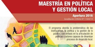 Maestría en Política y Gestión Local -UNSAM