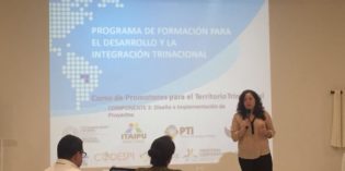 Iniciaram as capacitações do módulo de elaboração e implementação de projetos do Programa de Formação para o desenvolvimento e a integração trinacional