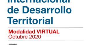 El II Congreso Internacional de Desarrollo Territorial se realizará en modalidad virtual