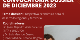 Convocatoria dossier «Prospectiva económica para el desarrollo regional y territorial»