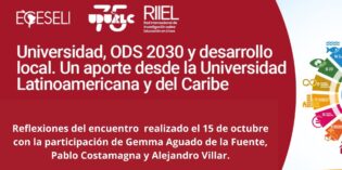 (Español) [Webinar] Universidad, ODS 2030 y desarrollo local.